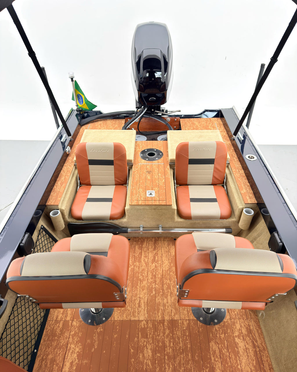 Barco Levefort Marfim 6.0 Sport Fishing Freestyle + Motor 60HP + Carreta rodoviária