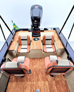 Barco Levefort Apolus Large FREESTYLE + Motor 115HP + Carreta com freio