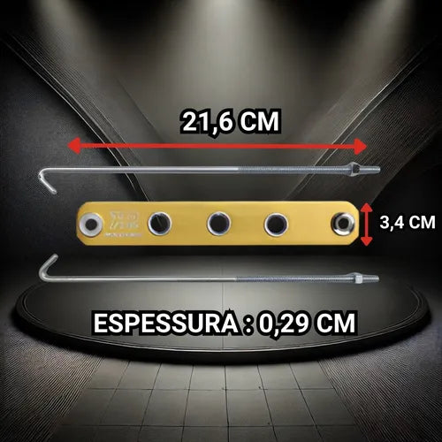 Trava Fixador Bateria Automotiva - Suporte Bateria Com Haste