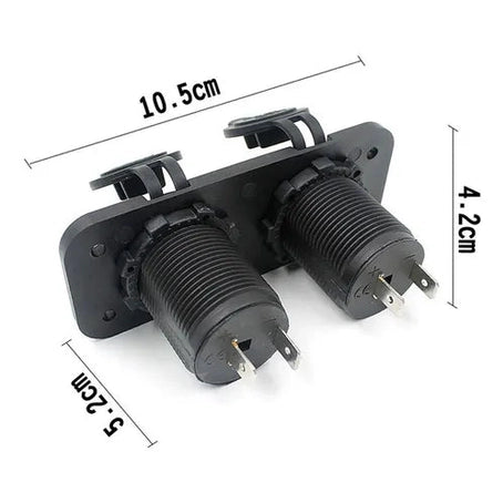 Tomada Soquete Isqueiro + Usb 12v barco Lancha 5v
