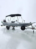 Barco lancha Levefort Apolus TR CLX + Motor popa Mercury 50HP ELPTO + Carreta rodoviária