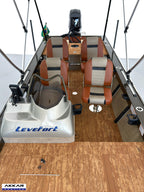 Barco lancha Levefort Apolus 600 + Motor popa Mercury 60HP ELPT EF + Carreta rodoviária