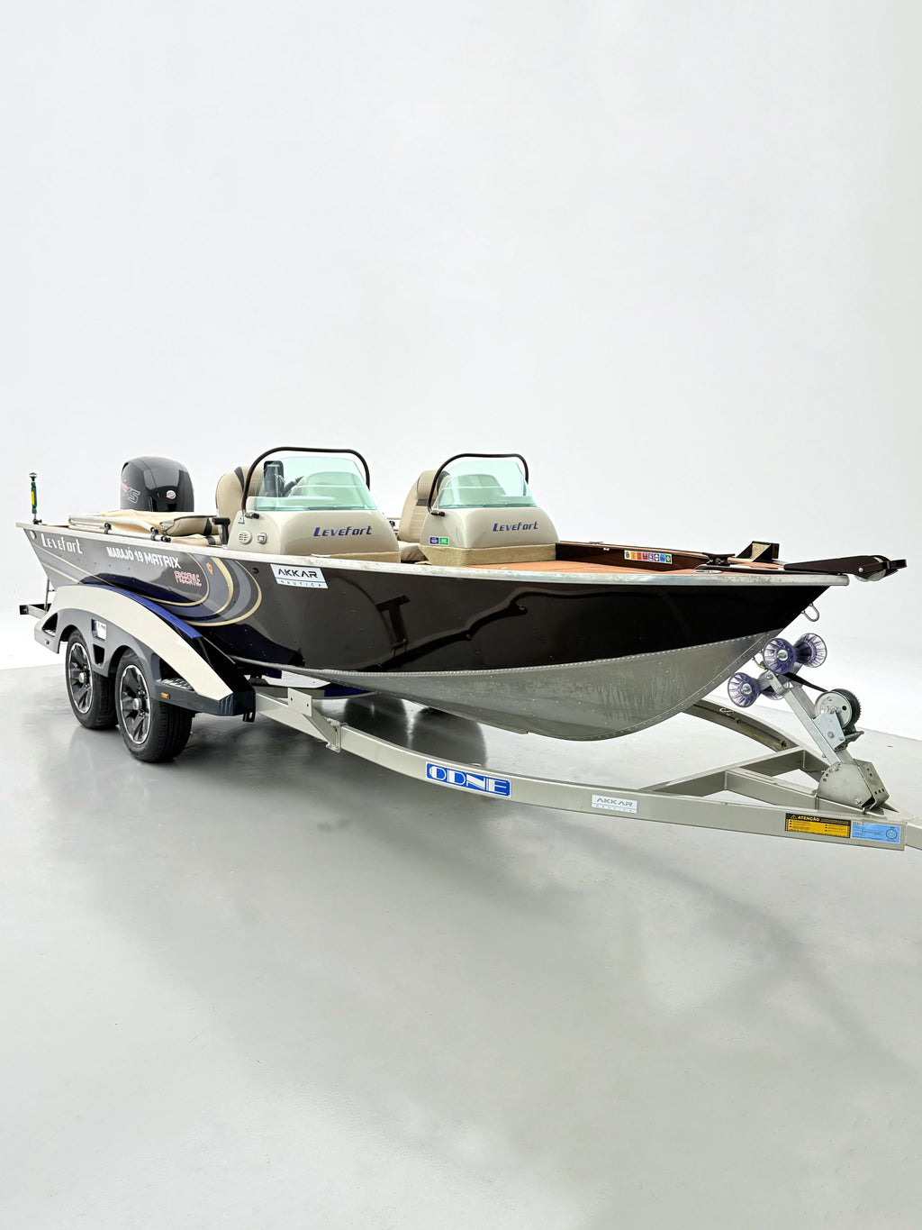 Levefort Marajó Matrix 19 Special Series + Motor Mercury PROXS 150HP + CARRETA RODOVIARIA