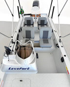 Barco lancha Levefort Apolus TR CLX + Motor popa Mercury 40HP 4 Tempos + Carreta rodoviária