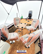 Barco lancha Levefort Apolus 600 + Motor popa Mercury 60HP ELPT EF + Carreta rodoviária