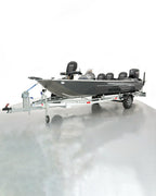 Barco lancha Levefort Apolus 600 S + Motor popa Mercury 100HP ELPT EFI + Carreta rodoviária