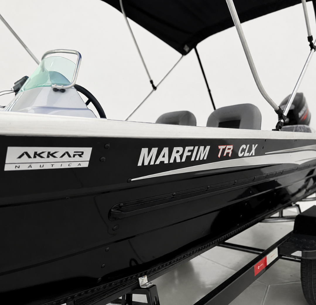Barco alumínio Levefort Marfim TR CLX + Motor 50HP 2T