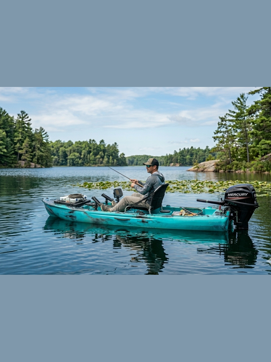 Caiaque de pesca Caiaker Dourado