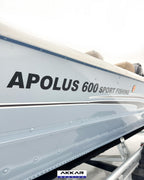 Barco lancha Levefort Apolus 600 + Motor popa Mercury 60HP ELPT EF + Carreta rodoviária