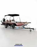 Barco lancha Levefort Apolus 600 + Motor popa Mercury 60HP ELPT EF + Carreta rodoviária