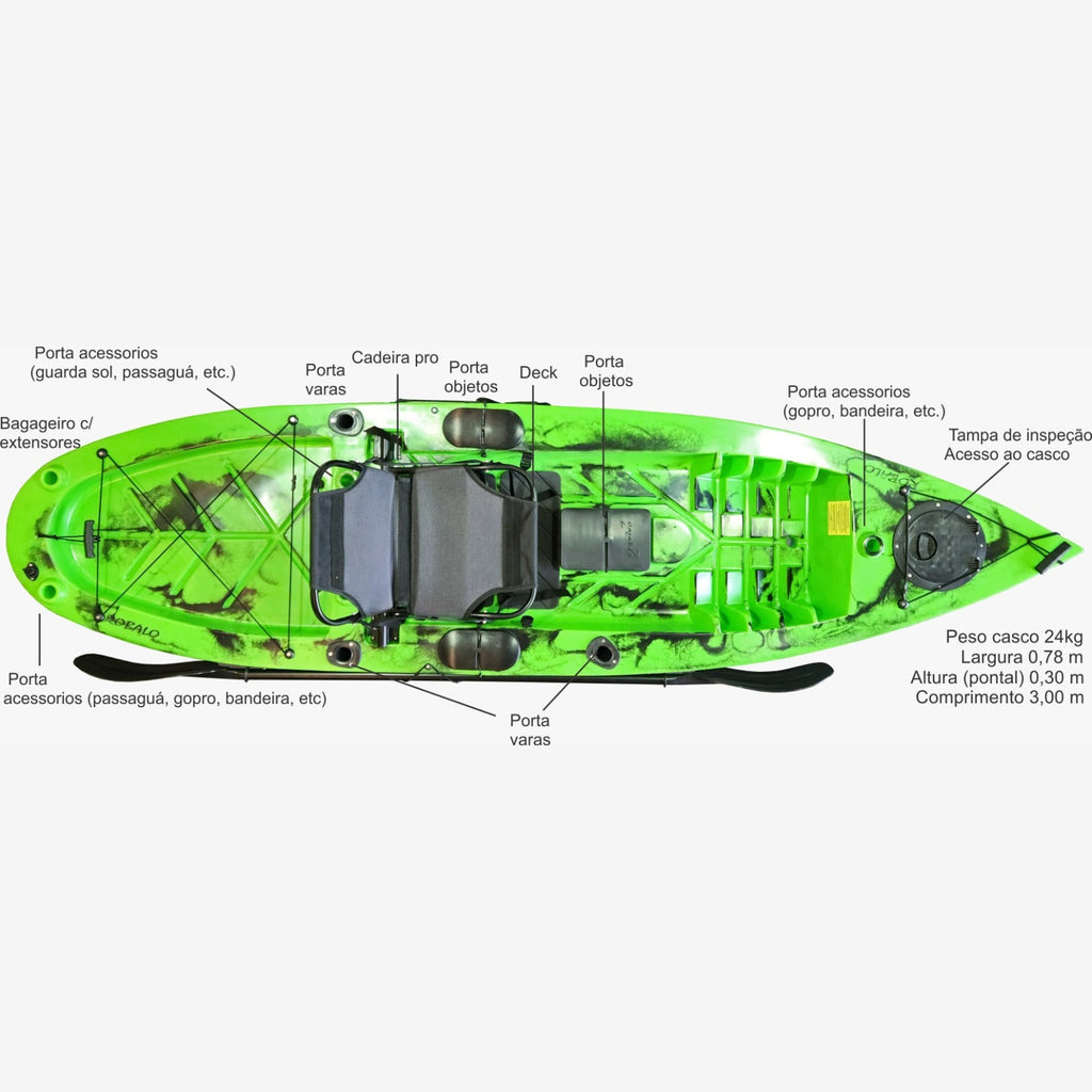 Caiaque Caiaker Robalo PRO Individual