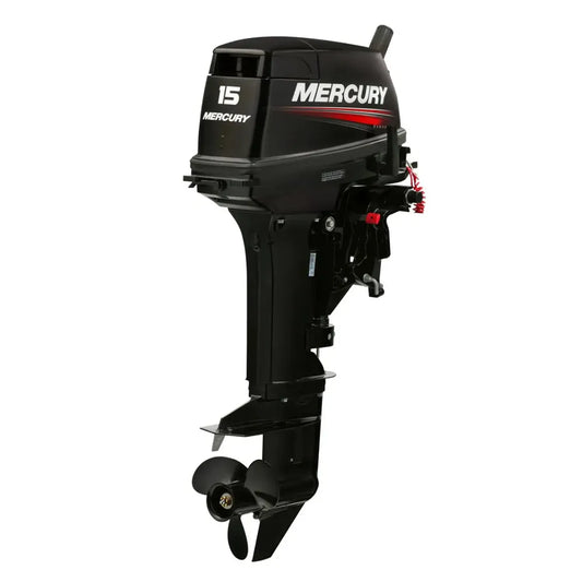 Motor de popa Mercury, 15HP, 15 MH SUPER, 2 Tempos - PARTIDA MANUAL, COMANDO DE MANCHE
