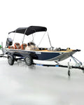 Barco lancha Levefort Apolus 600 + Motor popa Mercury 60HP ELPT EF + Carreta rodoviária