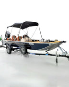 Barco lancha Levefort Apolus 600 + Motor popa Mercury 60HP ELPT EF + Carreta rodoviária