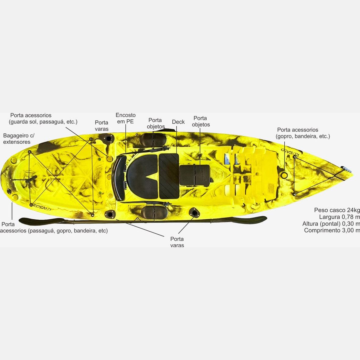 Caiaque Caiaker Robalo STD Individual