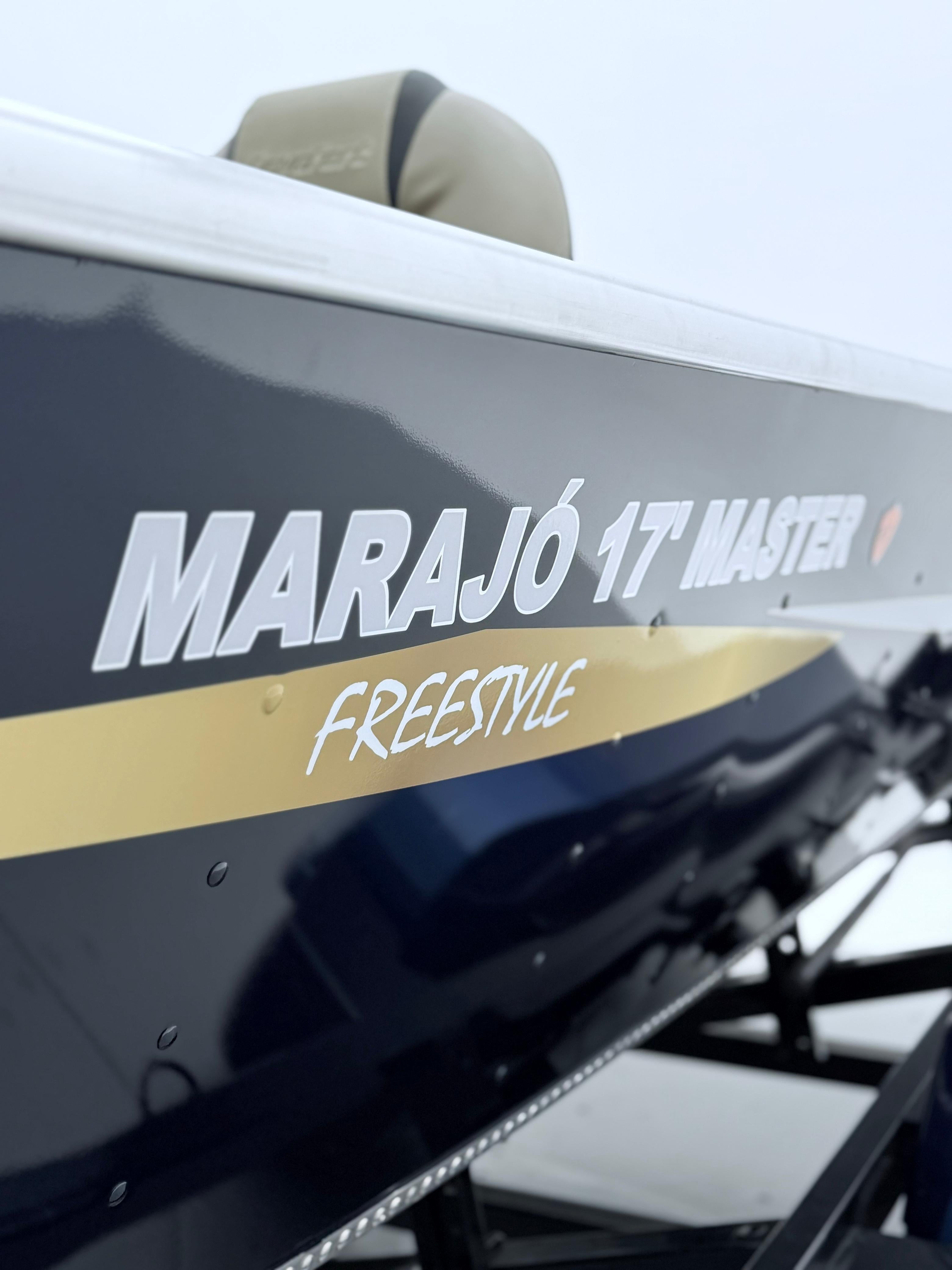 Barco Lancha Levefort Marajó 17 Master Freestyle Special Series + Motor Mercury 100HP ELPT 4T + Carreta rodoviária