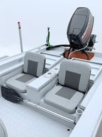 Barco lancha Levefort Apolus TR CLX + Motor popa Mercury 50HP ELPTO + Carreta rodoviária