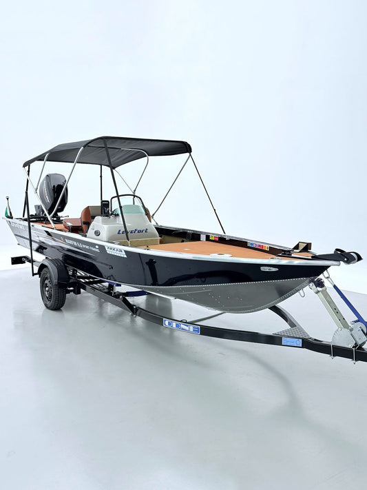 Barco Levefort Marfim Sport Fishing Freestyle 6.0 + Motor 60HP + Carreta rodoviária
