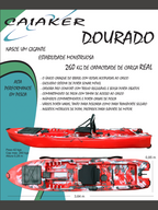 Caiaque de pesca Caiaker Dourado (individual)