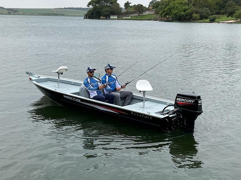 Barco alumínio Levefort Marfim TR CLX + Motor 50HP 2T + Carreta