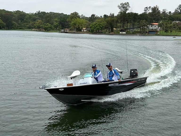 Barco alumínio Levefort Marfim TR CLX + Motor 50HP 2T + Carreta