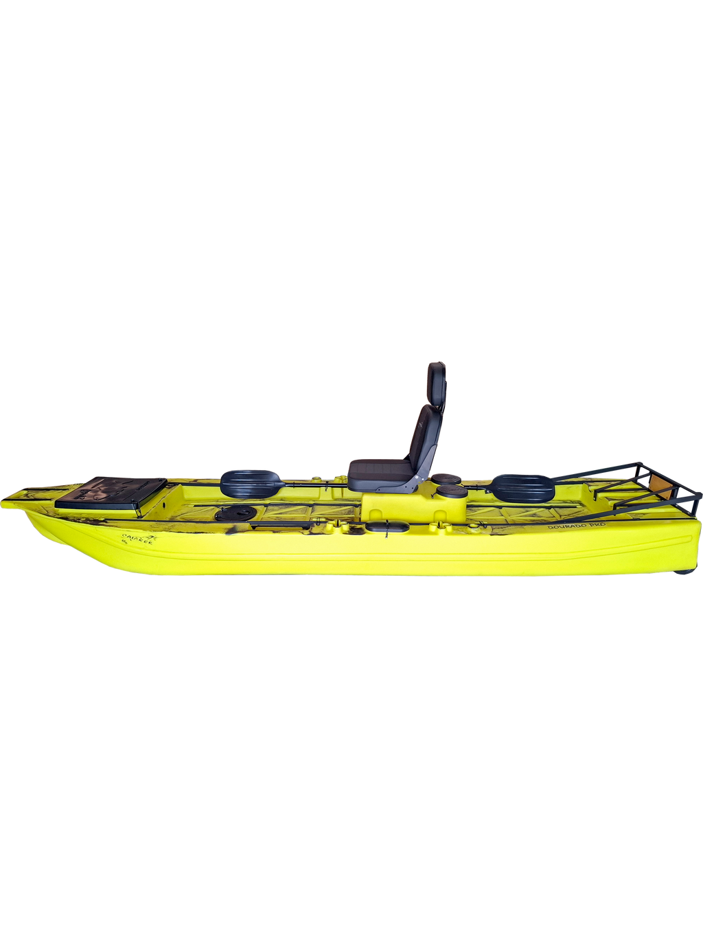 Caiaque de pesca Caiaker Dourado PRO - Cadeira GIRATÓRIA