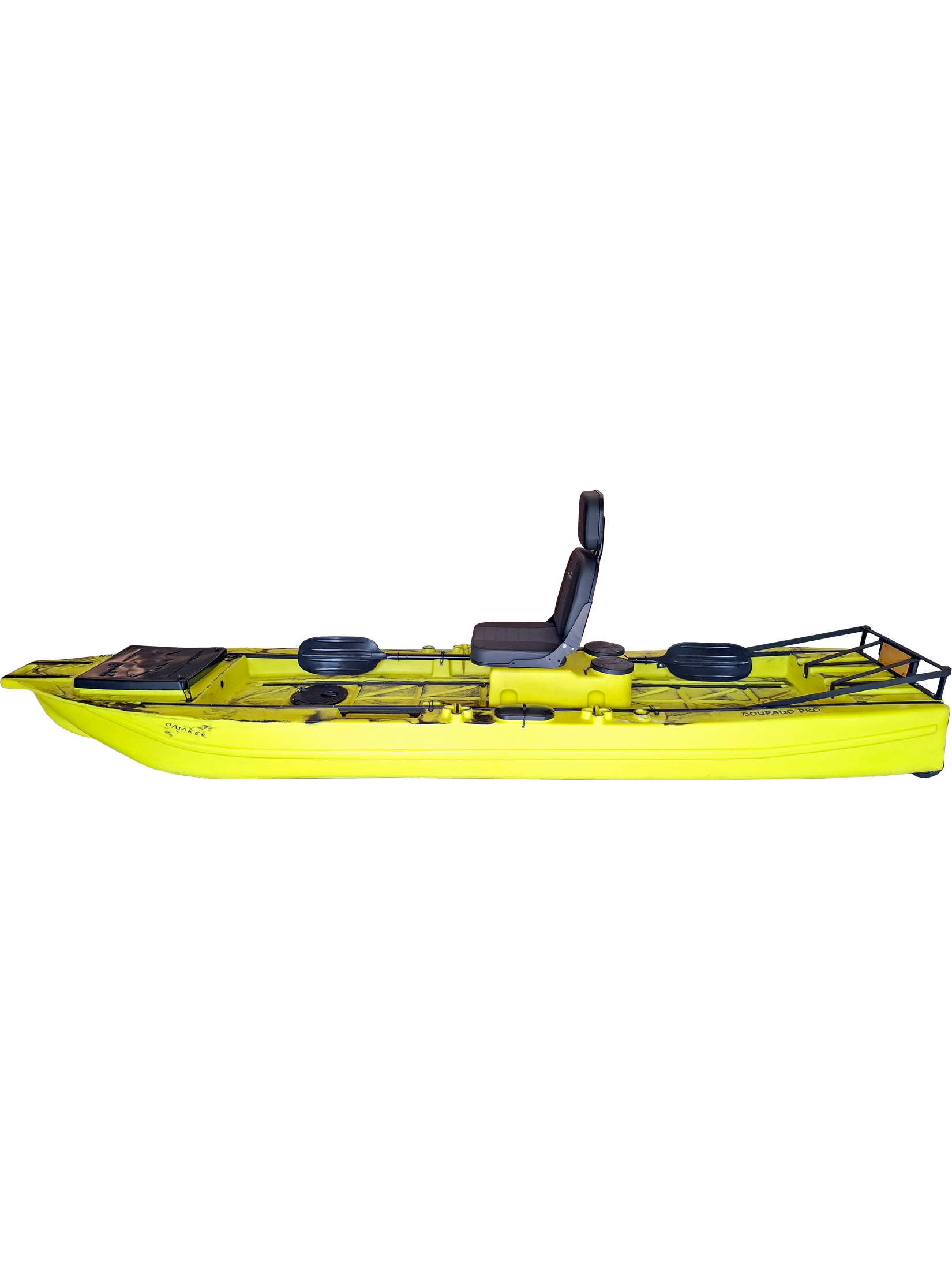 Caiaque de pesca Caiaker Dourado PRO - Cadeira GIRATÓRIA