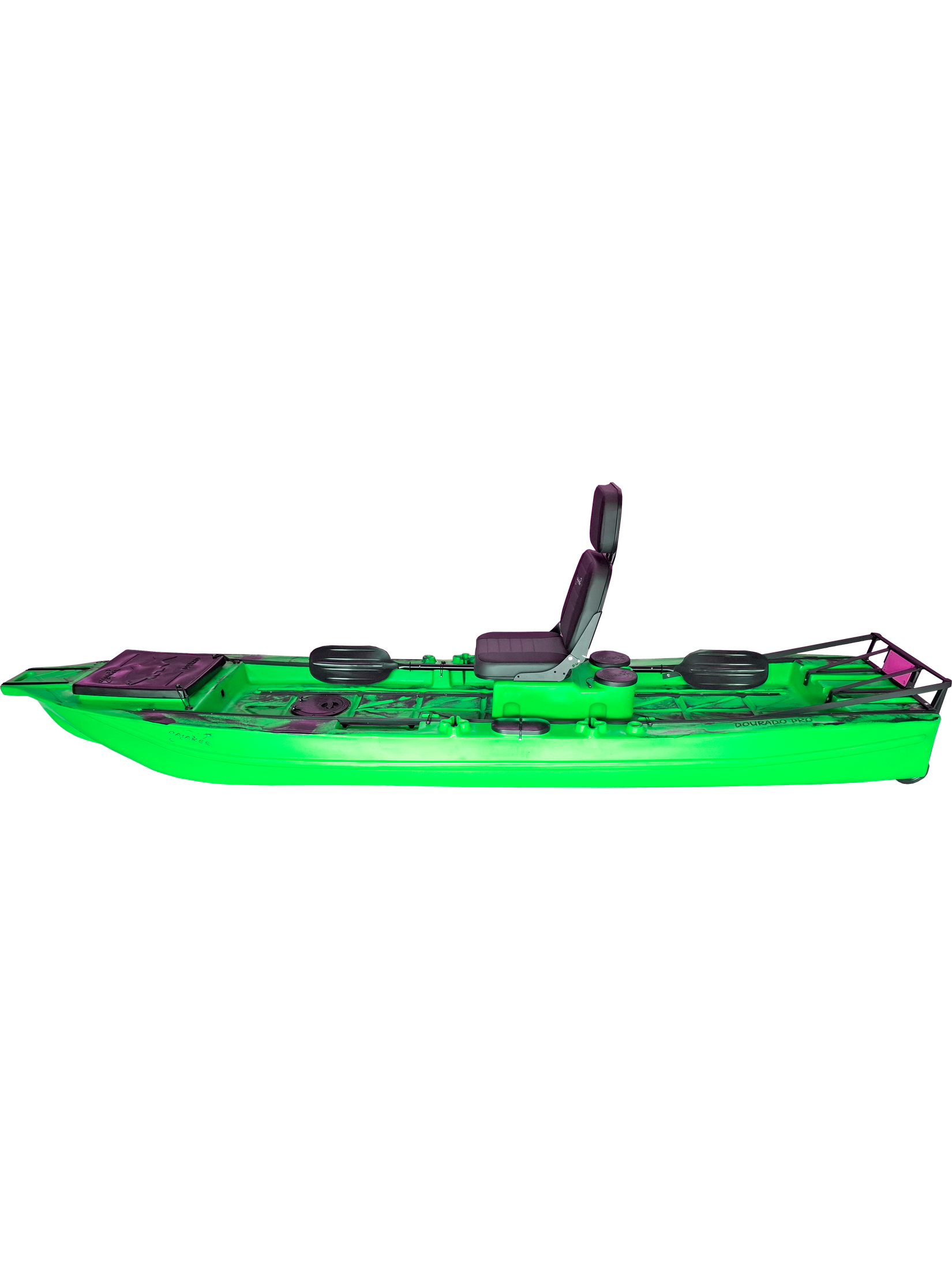 Caiaque de pesca Caiaker Dourado PRO - Cadeira GIRATÓRIA