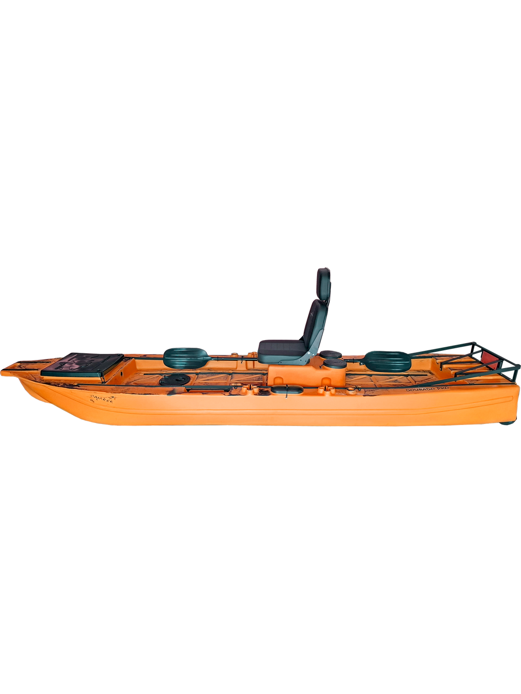 Caiaque de pesca Caiaker Dourado PRO - Cadeira GIRATÓRIA