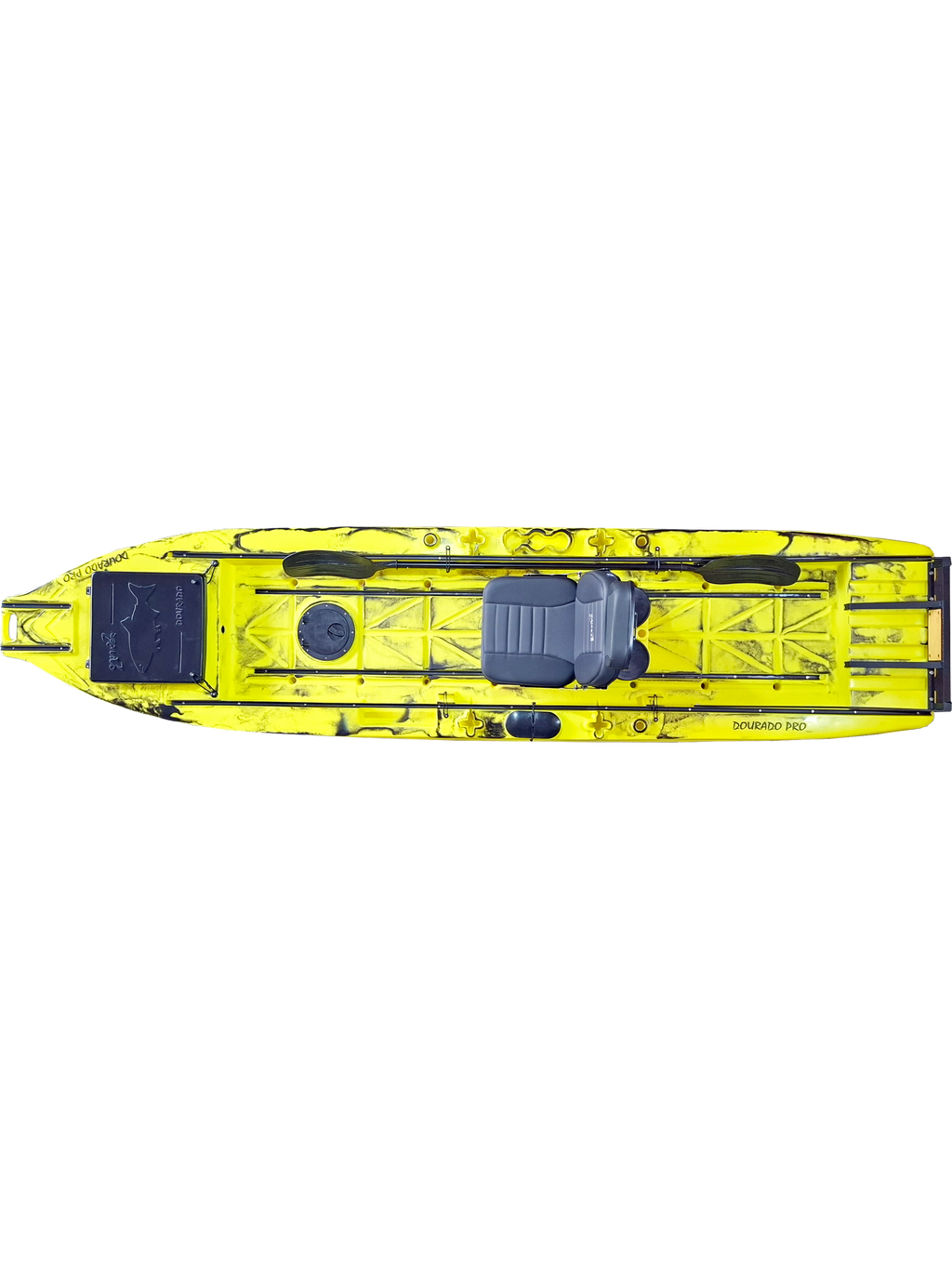 Caiaque de pesca Caiaker Dourado PRO - Cadeira GIRATÓRIA